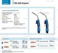 Горелка для полуавтоматической сварки TBi 250 Expert, длина 5 m. - st-e.info - Стерлитамак